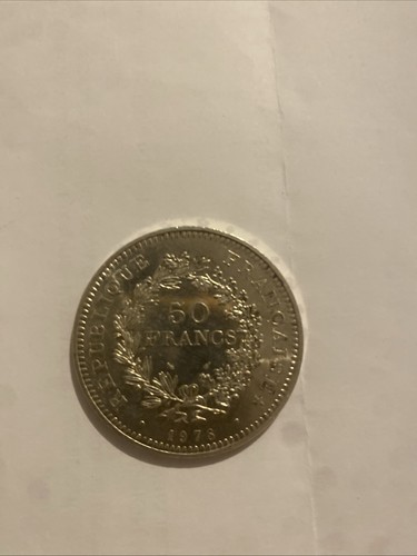 Pièce francs hercule en - de,