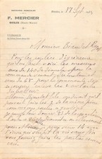 Ancienne lettre - Machines