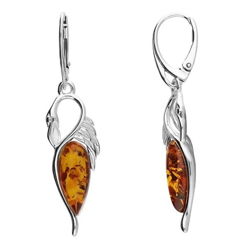 Boucles oreilles cygne - d'oreilles,