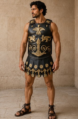 Déguisement armure cuir - déguisement,