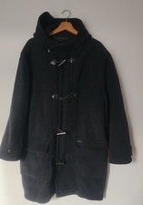 Joli Manteau Duffle Coat Drap CHEVIGNON GRIS/NOIR TBE. Taille  XL (voir mesures)