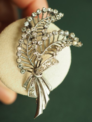 Broche ancienne argent massif - broche,
