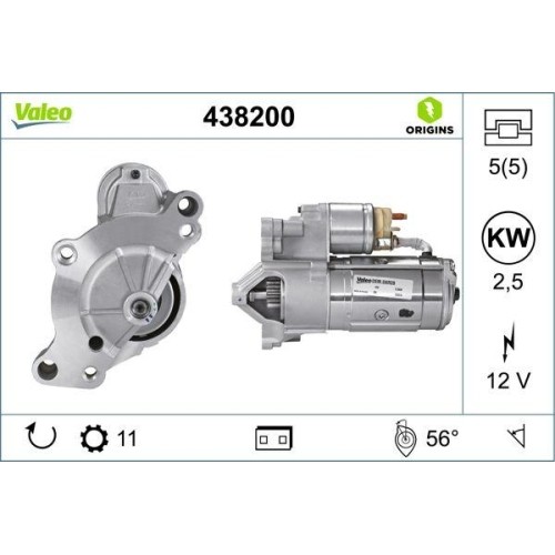 Démarreur valeo 438200 - valeo,