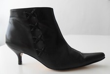 Bottines boots cuir noir