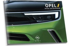 Carnet d'entretien allemand Opel 2020-2023