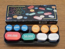 LOT jeux 100 JETON NACRE gran CASINO plaquette plaque DIDATTA GIOCHI ITALY poker