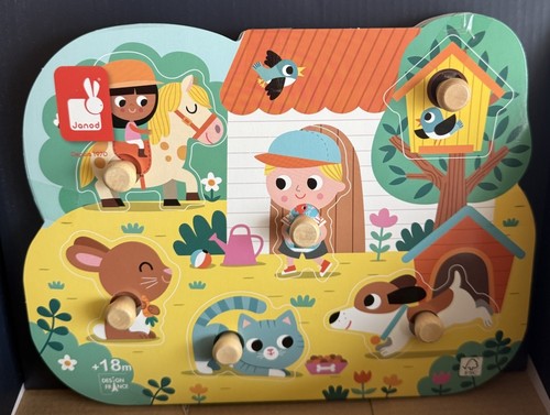 Janod puzzle bois campagne - puzzle,
