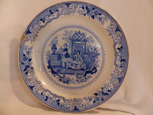 Assiette gien ancienne - assiette,