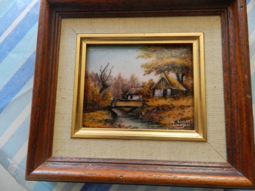 Tableau emaux limoges - tableau,