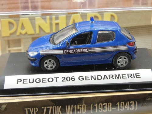 Peugeot 206 norev - peugeot, 1/43
