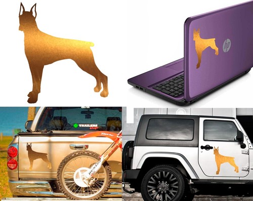 Doberman autocollant en - autocollant,
