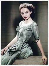 Ann Blyth - grande photo originale signée