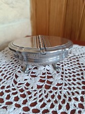 Salière et poivrière en étain ? argenté