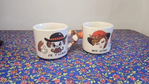 Duo tasses vintage - gres, t