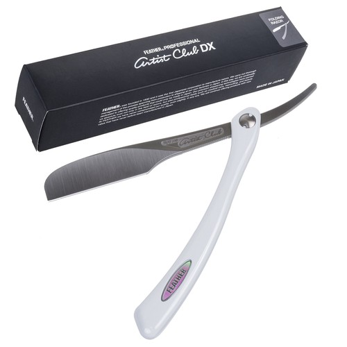 Rasoir shavette acier feather - shavette,