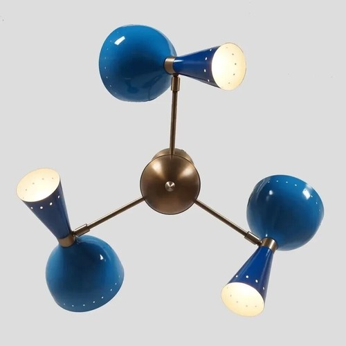 Lustre sputnik laiton à - lustre,