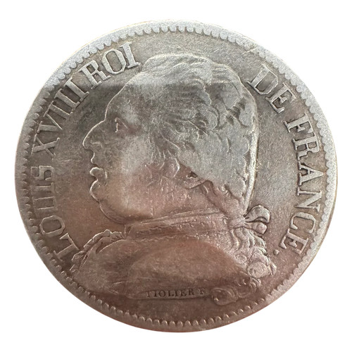 Francs louis xviii buste - xviii,