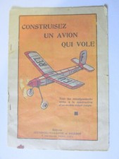 PLANEUR LE FURET BROCHURE DE 1938  MODELISME MAQUETTE