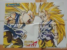 Grand Poster Dragon Ball GT Dorothée magazine mangas vintage Goku Trunks ss3 ss4