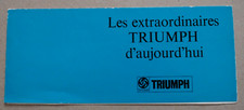 TRIUMPH GT6 HERALD TR4A VITESSE SPITFIRE Catalogue Brochure Prospekt Folder Fr