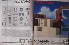 PUBLICITÉ LIGNE ROSET MEUBLE DECO FANAS VOILA TANA !
