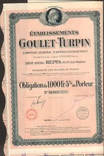 Etablissements GOULET-TURPIN (REIMS 51) (H)