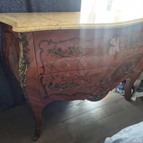 Commode marquetée louis xiv - louis,