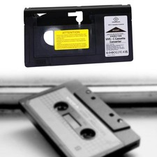 Adaptateur de cassette VHS C, lecteur de cassette vidéo portable pour
