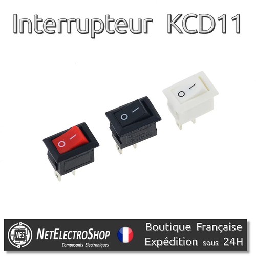 Interrupteur bascule kcd11 - interrupteur, à