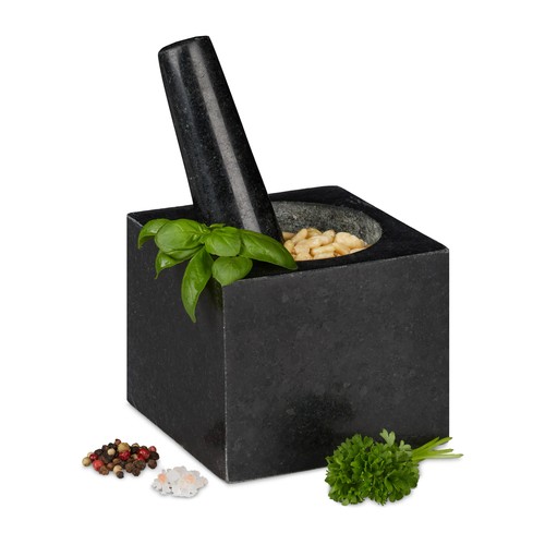Mortier carré pilon - carré, et