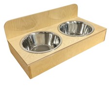 Support double en bois pour