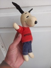 SNOOPY Poupée chiffon Peanuts Ancien Collection Jeu Jouet 1970's