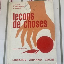 LECONS DE CHOSES - COURS