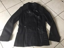 Parka manteau IKKS taille 38 noir très bon état 
