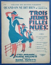 OPÉRETTE JEUNES FILLES NUES