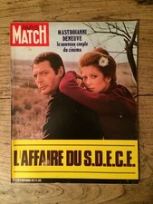Paris Match du 4 dec 1971 Deneuve et Mastroianni / Affaire du S.D.E.C.E