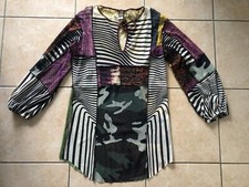 Blouse Tunique Jean Paul Gaultier Modèle Cyber Dot Patchwork. Modèle Rare. 