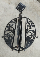 lustre fer forge art deco (