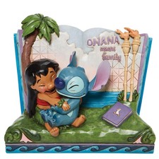Disney Traditions Stitch Story Book Figurine
