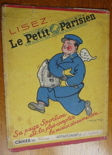 Ancien protège cahier - ancien, protège-cahier