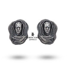 Drowning Eau Boutons Accessoire Hommes 925 Argent Sterling Cadeau Mariage