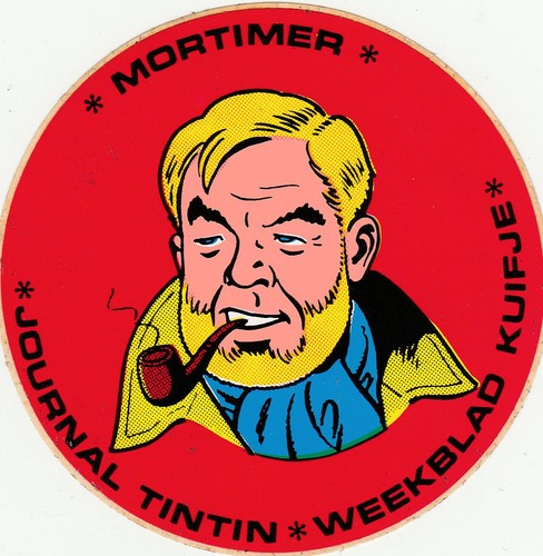 Autocollant blake mortimer - et,
