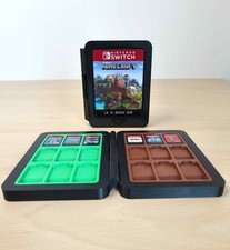 Boîte de Rangement jeux Switch – Design Cartouche Switch Minecraft