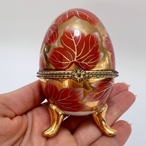 Boîte œuf porcelaine vintage - boîte,