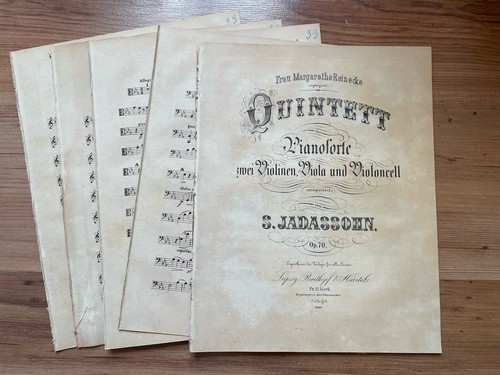 Salomon jadassohn quintette - salomon, jadassohn,