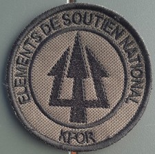 Patch OPEX Vintage KFOR ELEMENTS DE SOUTIEN NATIONAL scratch 80 mm ORIGINAL
