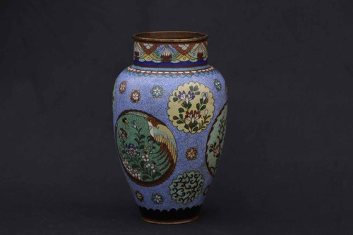 Vase cloisonné xixème chine - vase, cloisonné,