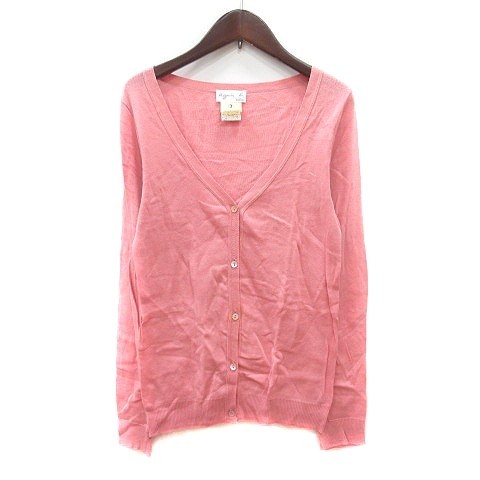 Cardigan femme agnes - b, rose