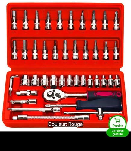 Coffret clef cliquet - cliquet, +