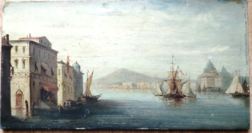 Ancien tableau marine - ancien,